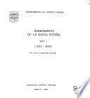 Gobernantes de la Nueva España: 1535-1676