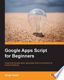 Google Apps Script for Beginners