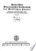 Gothaisches genealogisches Taschenbuch der gräflichen Häuser