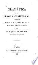 Gramática de la lengua castellana