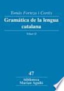 Gramática de la lengua catalana