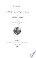 Gramatica de la lengua köggaba