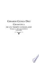 Gramática de un tiempo congelado