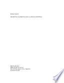 Gramática elemental de la lengua española
