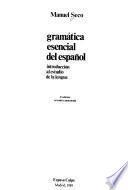 Gramática esencial del español