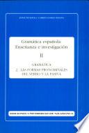 Gramática española, enseñanza e investigación