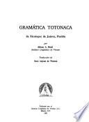 Gramática totonaca de Xicotepec de Juárez, Puebla
