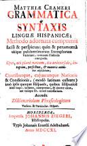 Gramatica y Sintaxe de la Lengua Española-Castillana