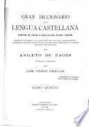 Gran diccionario de la lengua Castellana (de autoridades)