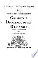 Grandeza y decadencia de los romanos