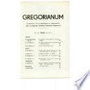 Gregorianum: Vol.41: 2