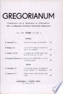 Gregorianum: Vol. 49, No. 2
