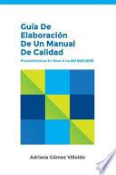 Gua de elaboracin de un Manual de Calidad