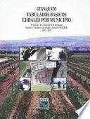 Guanajuato. Tabulados básicos ejidales por municipio. Programa de Certificación de Derechos Ejidales y Titulación de Solares Urbanos, PROCEDE. 1992-1997