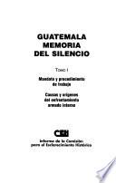 Guatemala: Mandato y procedimiento de trabajo. Causas y orígenes del enfrentamiento armado interno