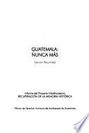 Guatemala, nunca más