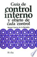 Guía de control interno y objeto de cada control