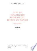 Guía de documentos impresos del Estado de México