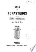 Guía de forasteros en las Islas Baleares para el año de 1851