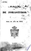 Guía de forasteros en Madrid para el año de 1844