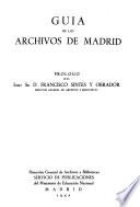Guía de los archivos de Madrid