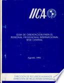 Guia de Orientacion Para el Personal Professional Internacional Sede Central