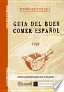 Guia del buen comer español