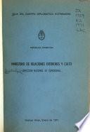 Guía del cuerpo diplomático extranjero