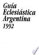 Guía eclesiástica argentina