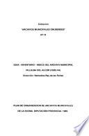 Guía-inventario-índice del Archivo Municipal Villalba del Alcor (Huelva)