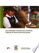 Guía metodológica orientadora para el diseño de programas de inserción laboral para jóvenes