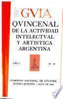 Guía quincenal de la actividad Intelectual y artística argentina
