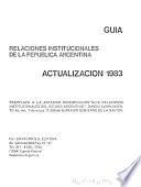 Guia relaciones institucionales de la Republica Argentina