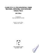 Guide to U.S. Foundations