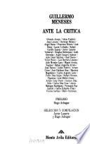 Guillermo Meneses ante la crítica