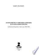 Gusto poético y difusión literaria en el realismo español