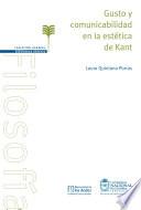 Gusto y comunicabilidad en la estética de Kant