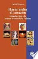 Libro Hacer arder el corazón