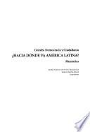 ¿Hacia dónde va América Latina?