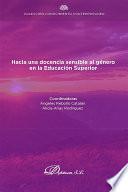 Hacia una docencia sensible al género en la educación superior.