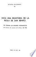 Hacia una relectura de la regla de san Benito