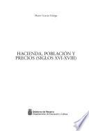 Hacienda, población y precios