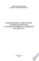 Hacienda regia y población en el Reino de Granada