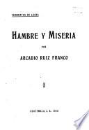Hambre y miseria