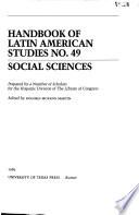 Handbook of Latin American Studies