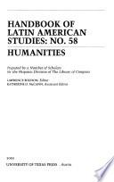 Handbook of Latin American Studies