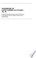 Handbook of Latin American Studies