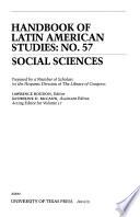 Handbook of Latin American Studies
