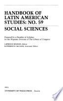 Handbook of Latin American Studies