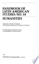 Handbook of Latin American Studies